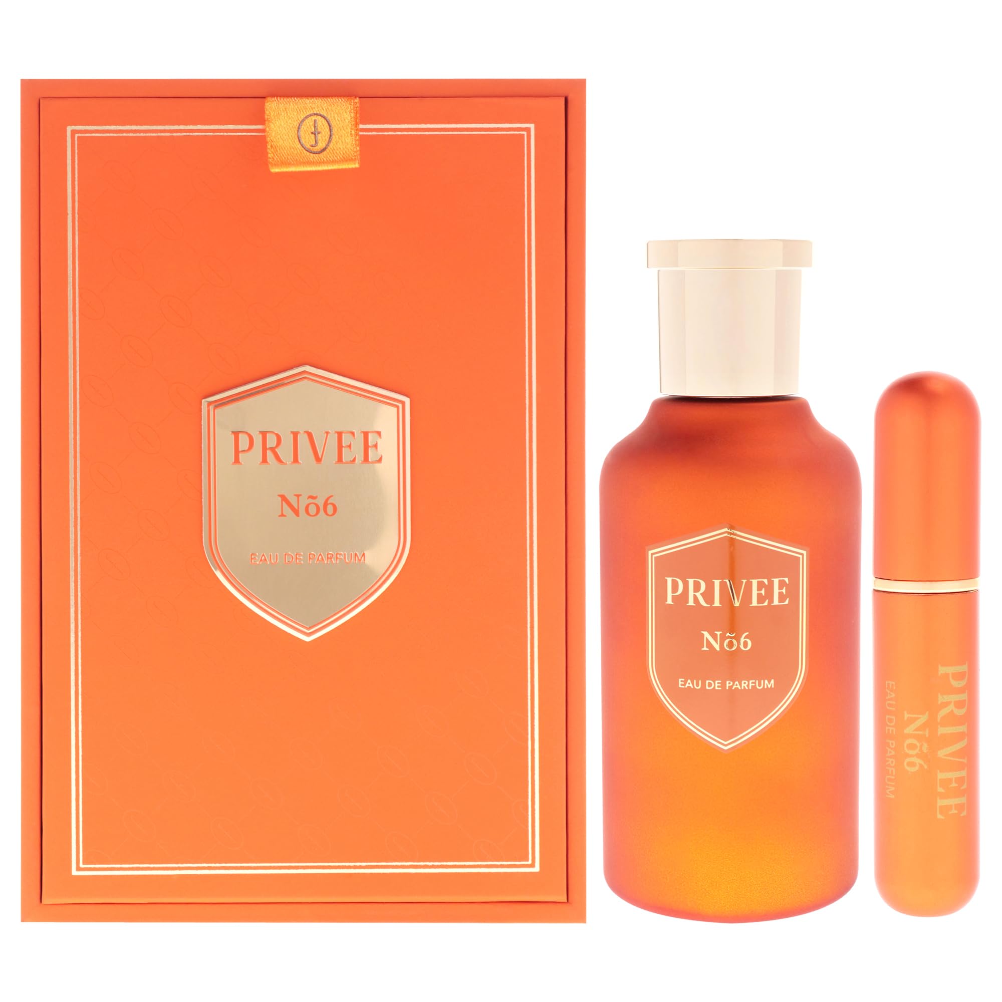 Flavia Privee No 6 Eau de Parfum for Women, Floral Fruity Fragrance with Rose Jasmine Oud and Incense, Refillable Atomizer, 3.4 oz Spray