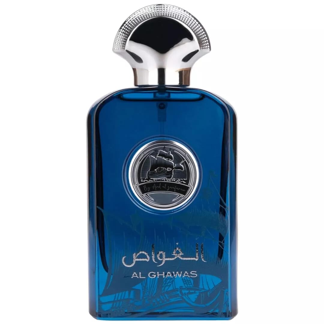 Ard Al Zaafaran Al Ghawas for Unisex Eau de Parfum Spray, 3.4 Ounce