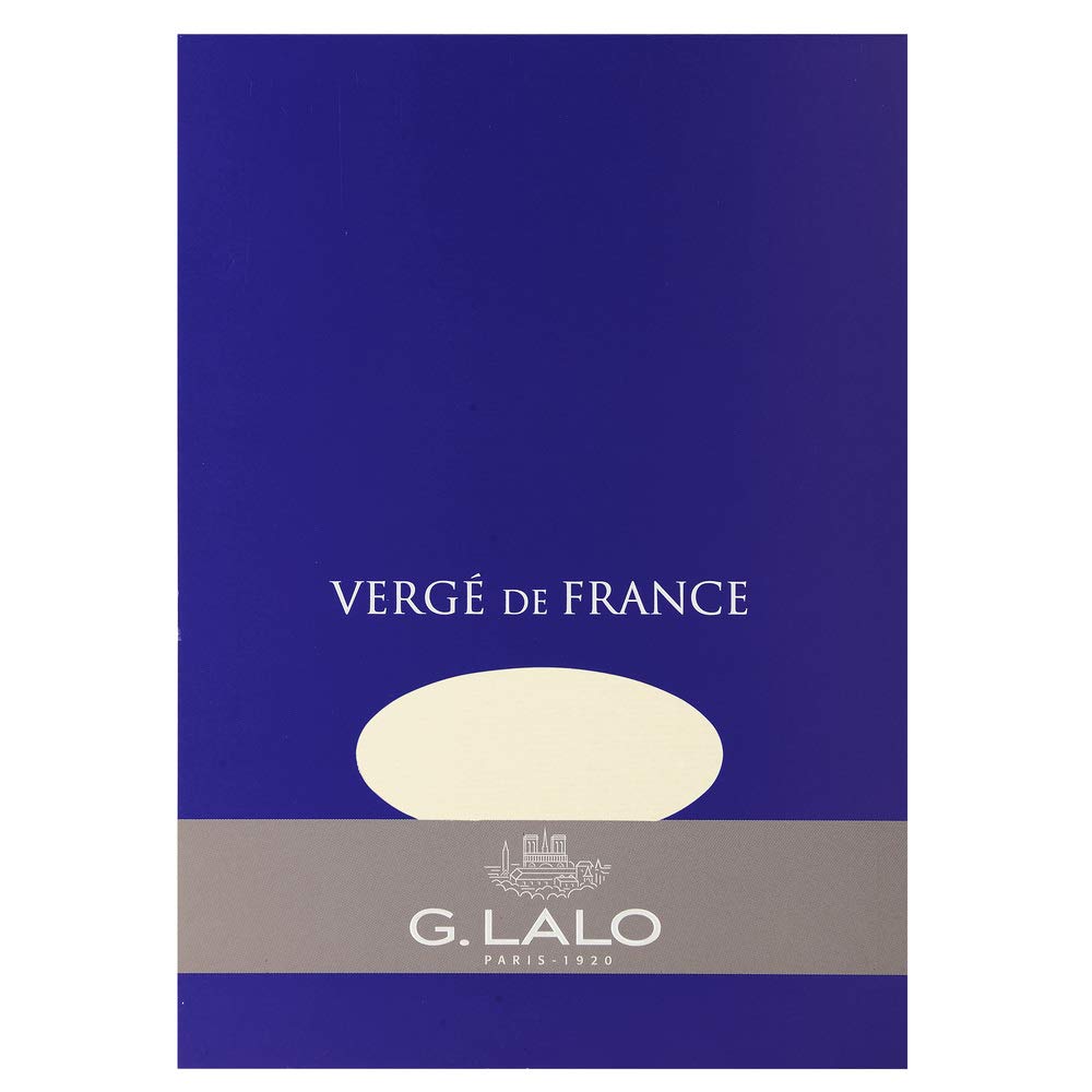 G. Lalo "Verg de France" 50 feuilles comprimés - 5 3/4 x 8 1/4 - Ivoire