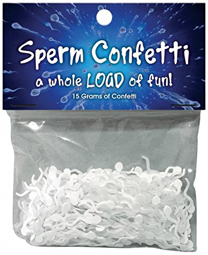 Sperm Confetti 15 gram Pack - Perfect for Bachelorette Parties