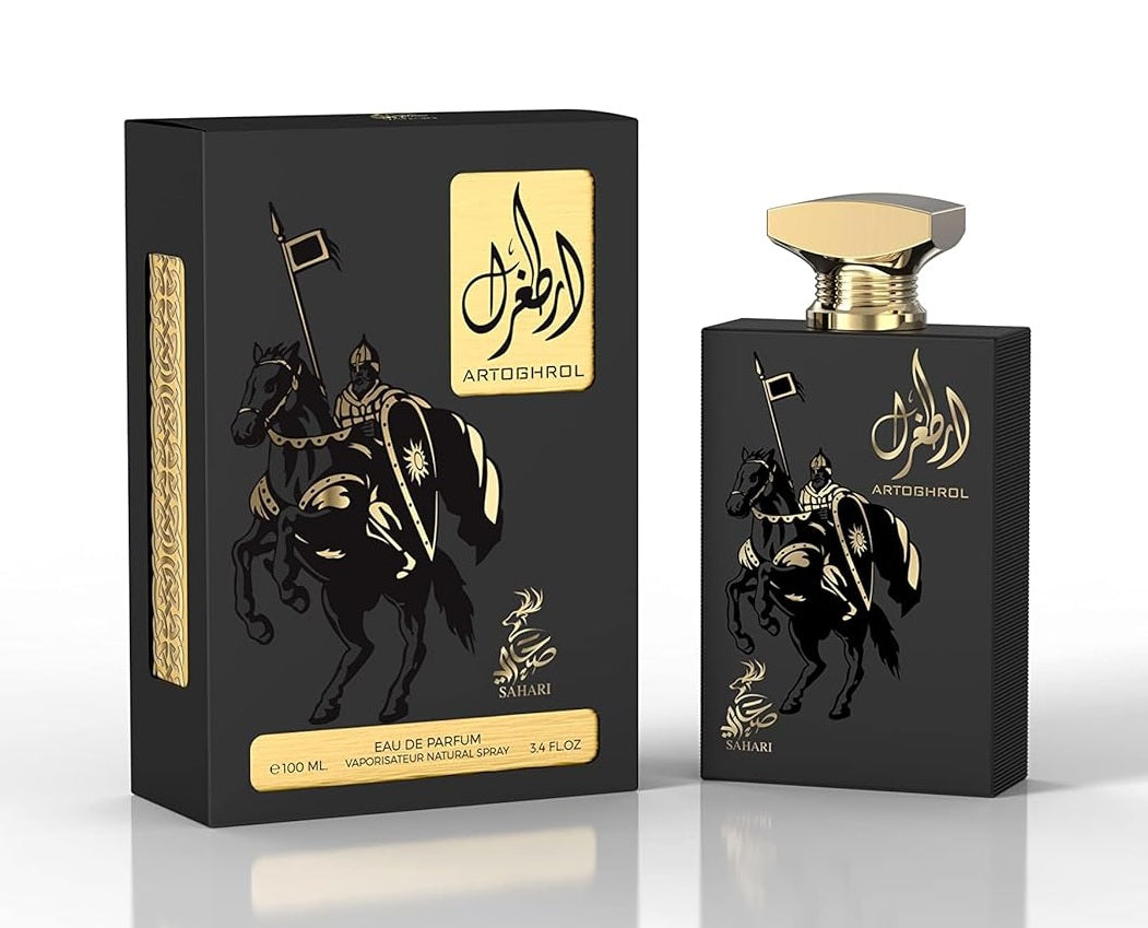 Sahari Artoghrol Eau de Parfum Spray para unisex, 3,4 onzas líquidas (100 ml)