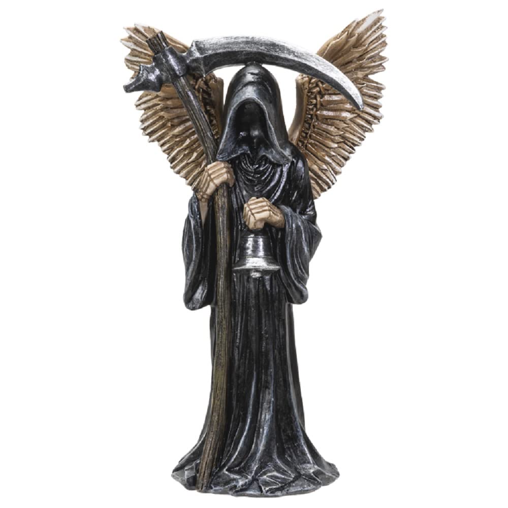 Figura coleccionable de fantasía de ángel de la muerte esqueleto con alas de la muerte de Pacific Giftware