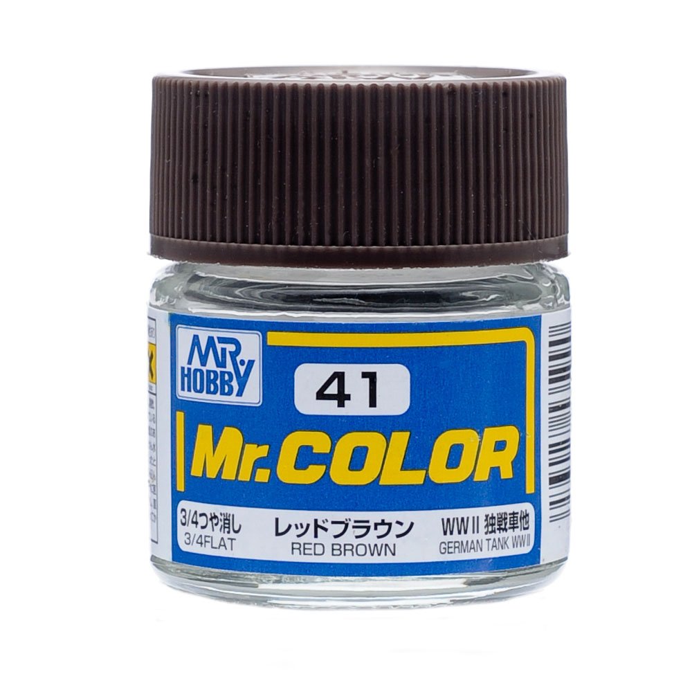 GSI Creos C41 Flat Red Brown 10ml, GSI Mr. Color