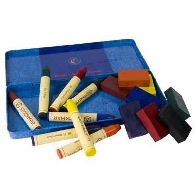 Assortiment combiné Stockmar 8 crayons + 8 blocs