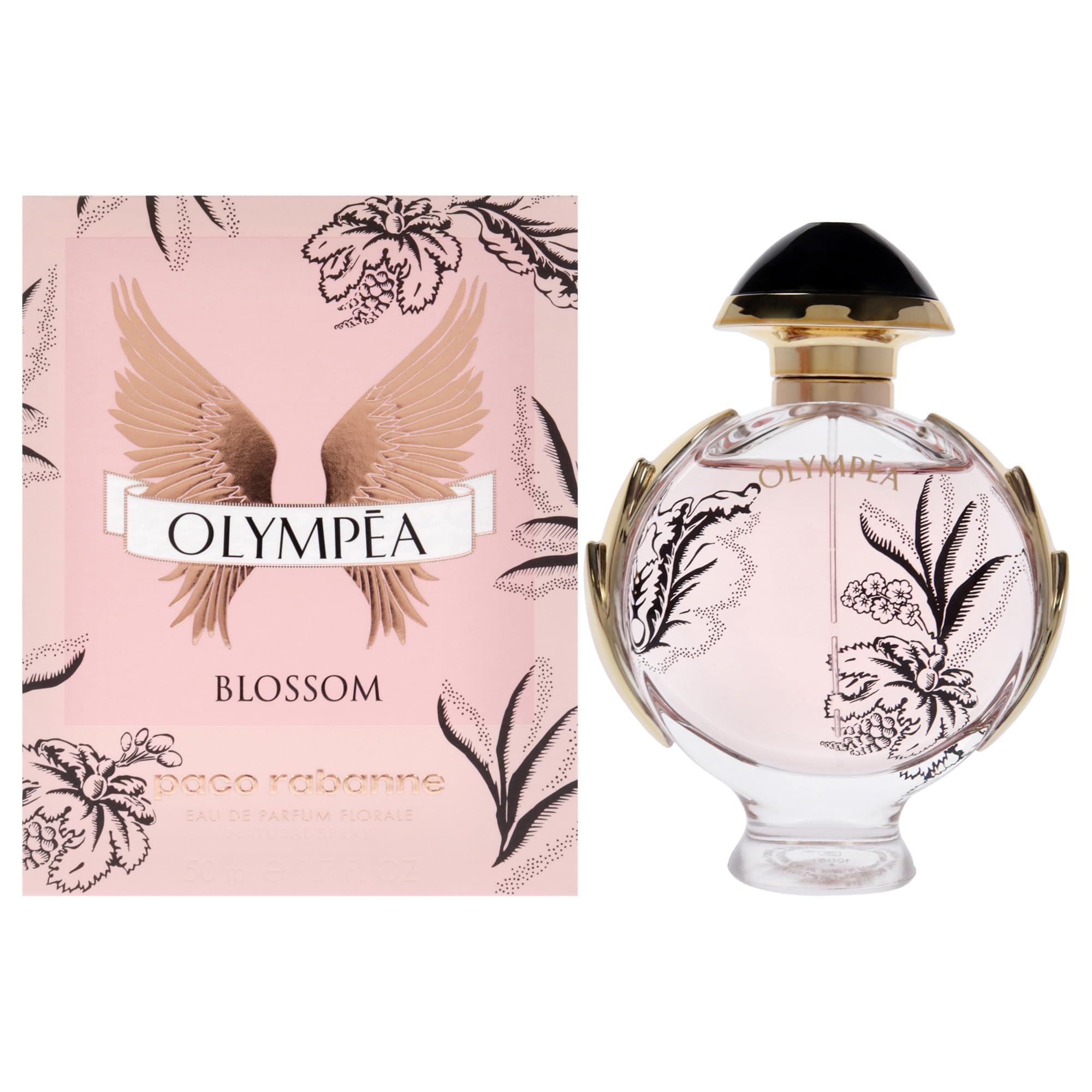 Paco Rabanne Olympea Blossom Eau de Parfum Women Floral Vanilla Scent 1.7 oz Spray