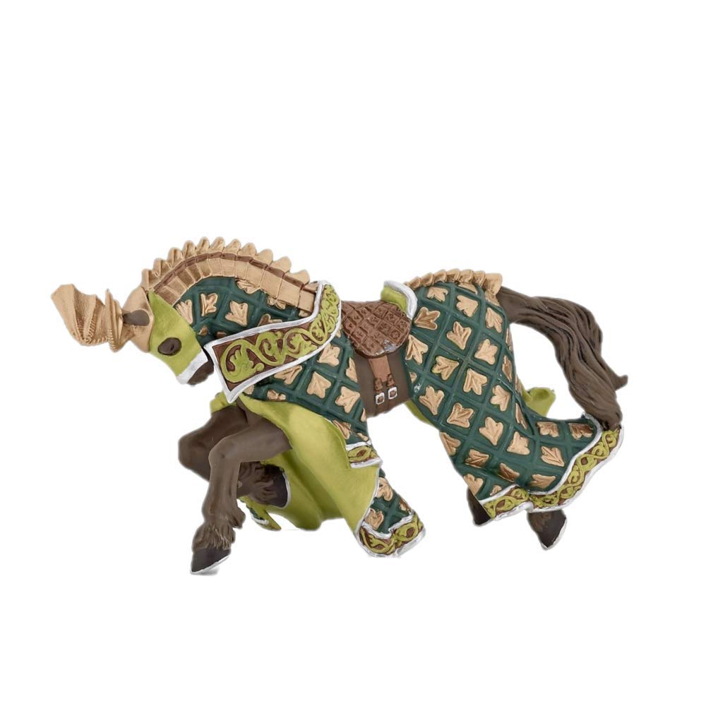 Caballo dragón de juguete Papo Weapon Master, verde y dorado