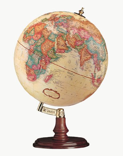 Replogle Cranbrook Desktop Globe, Antique 12"