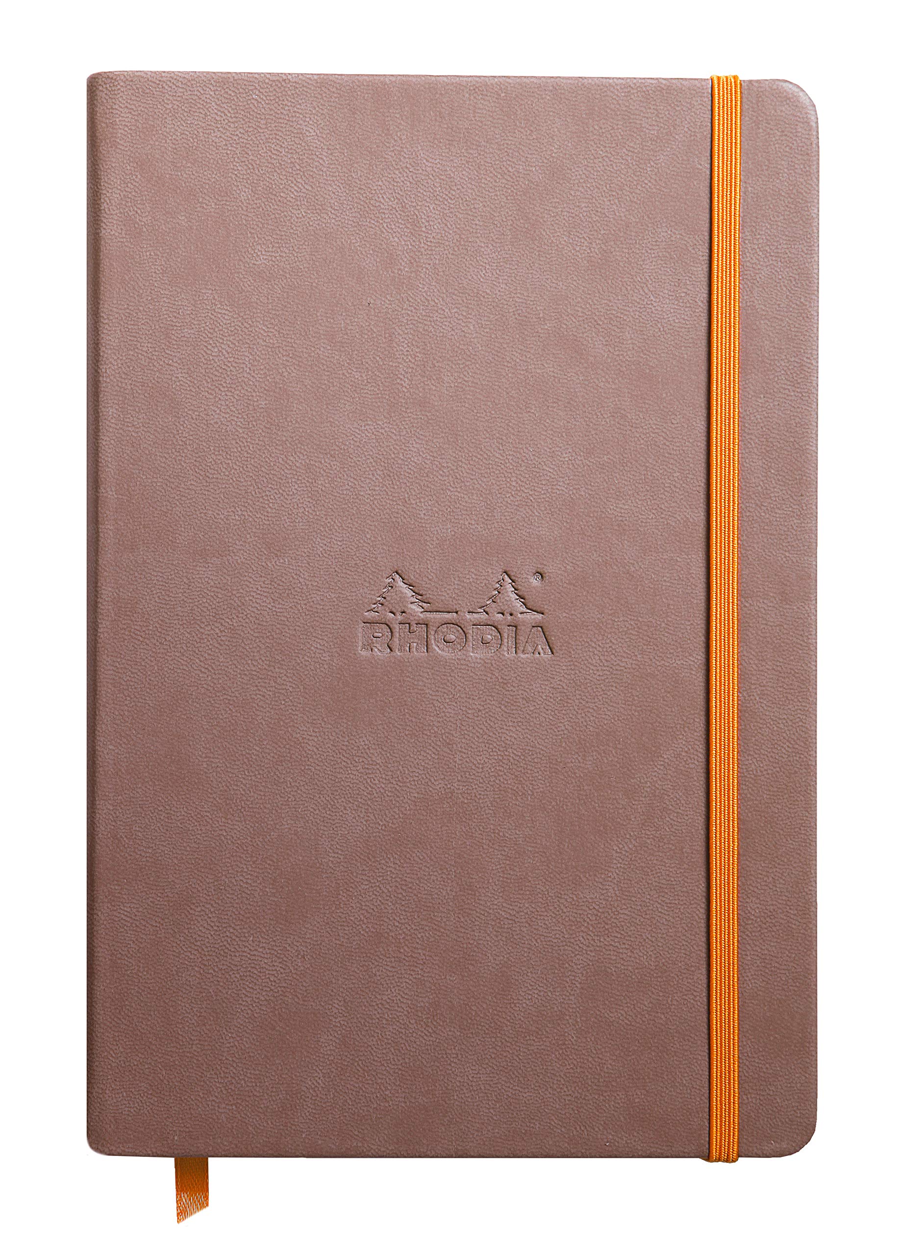 Cuaderno web Rhodia Rhodiarama - Rayado 96 hojas - 5 1/2 x 8 1/4 - Tapa topo