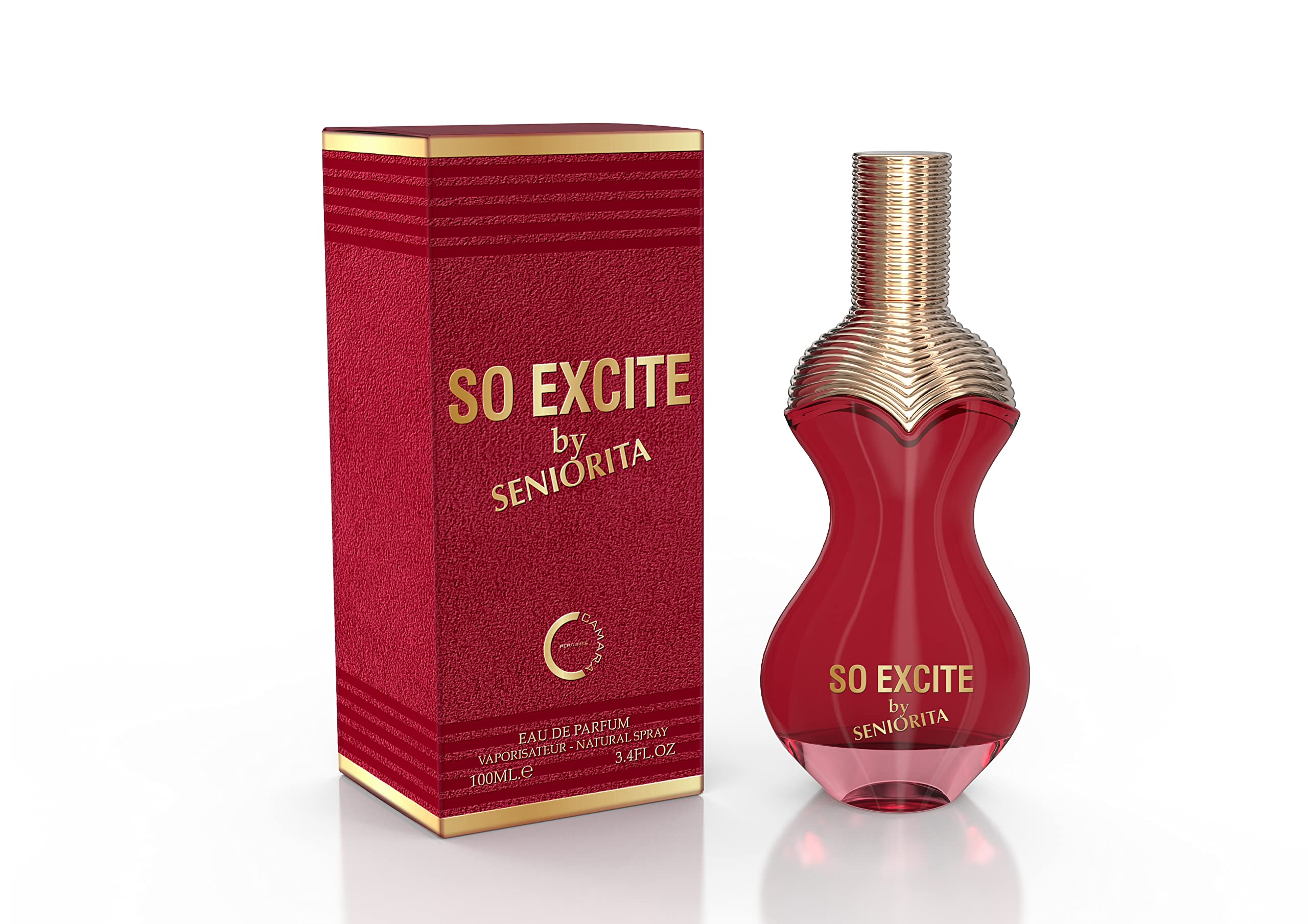 Camara Seniorita So Excite Eau de Parfum Spray for Women, 3.4 Fl Oz (100 mL)