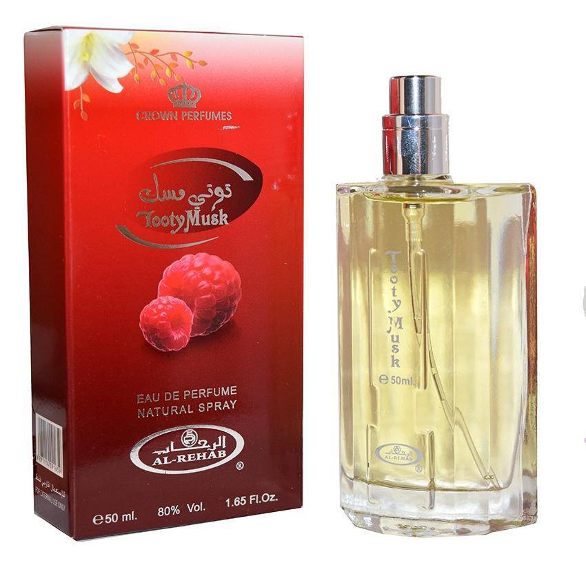 Aceite perfumado en aerosol Al-Rehab Tooty Musk de 50 ml