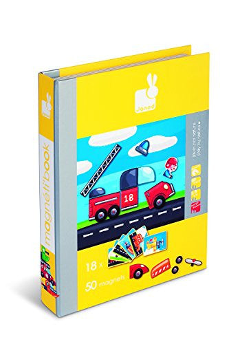 Libro magnético de vehículos Janod