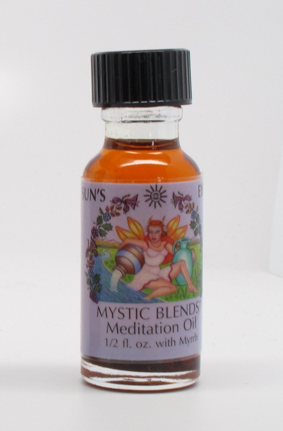 Suns Eye Meditation Herbal Fragrance Oil - 1/2 Ounce Bottle