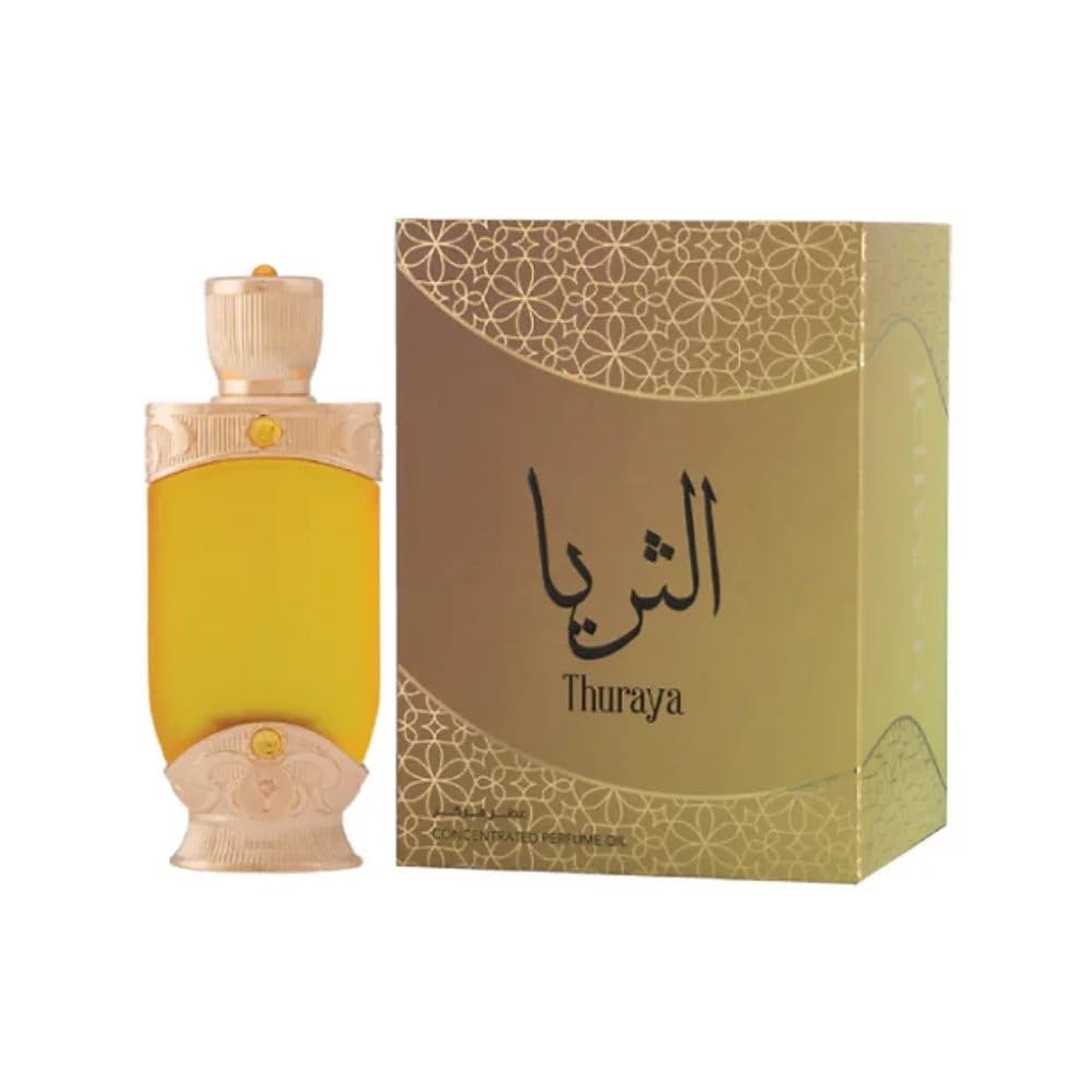 Hamidi Thuraya Concentrated Perfume Oil Unisex, Long-Lasting Fragrance Oil for Pulse Points Gift Ready, 20 ml