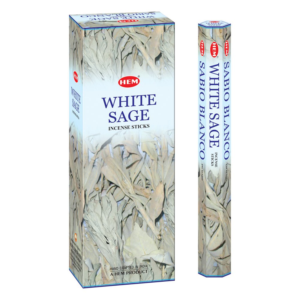 Hem White Sage Incense, 120 Stick Box