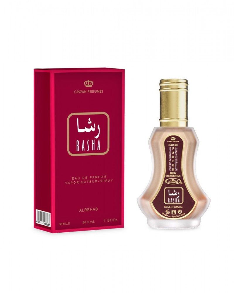 Al Rehab Rasha Eau de Parfum Spray 1.18 Fl Oz (35 mL)
