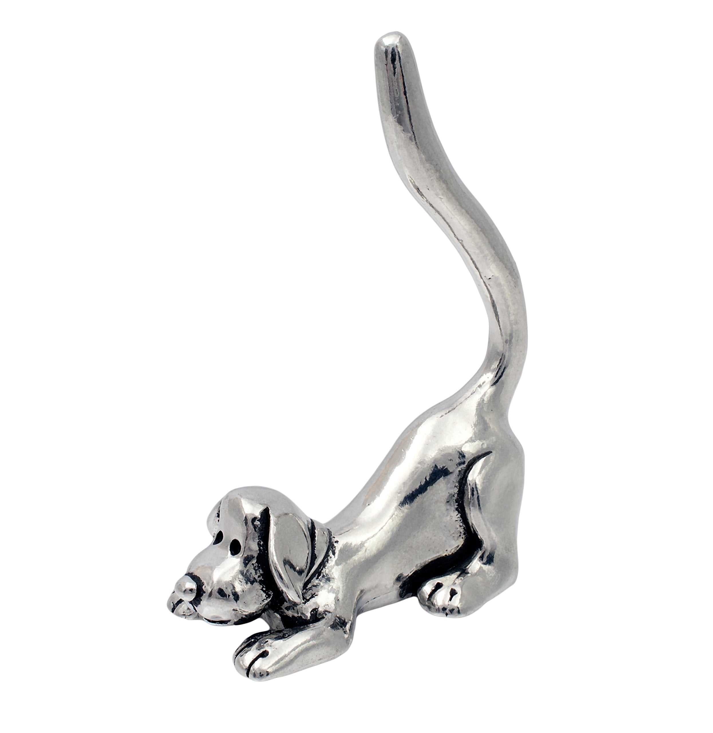 Soporte para anillos de estiramiento para perros (peltre) Postura de yoga