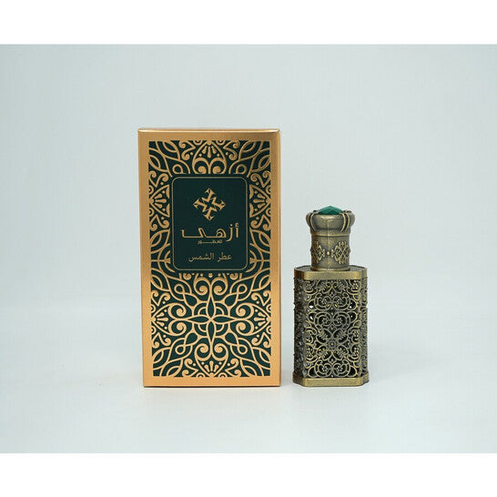 Azha Attar Al Shams Perfume Oil for Unisex Long-Lasting Perfume Oil, 0.33 oz / 10 ml, Oriental Woody Amber