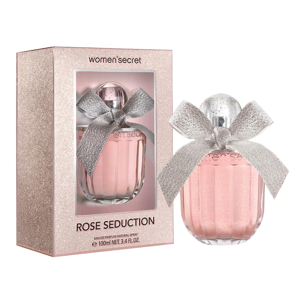 Women's Secret Rose Seduction Eau de Parfum for Women, Floral, 3.4 Oz