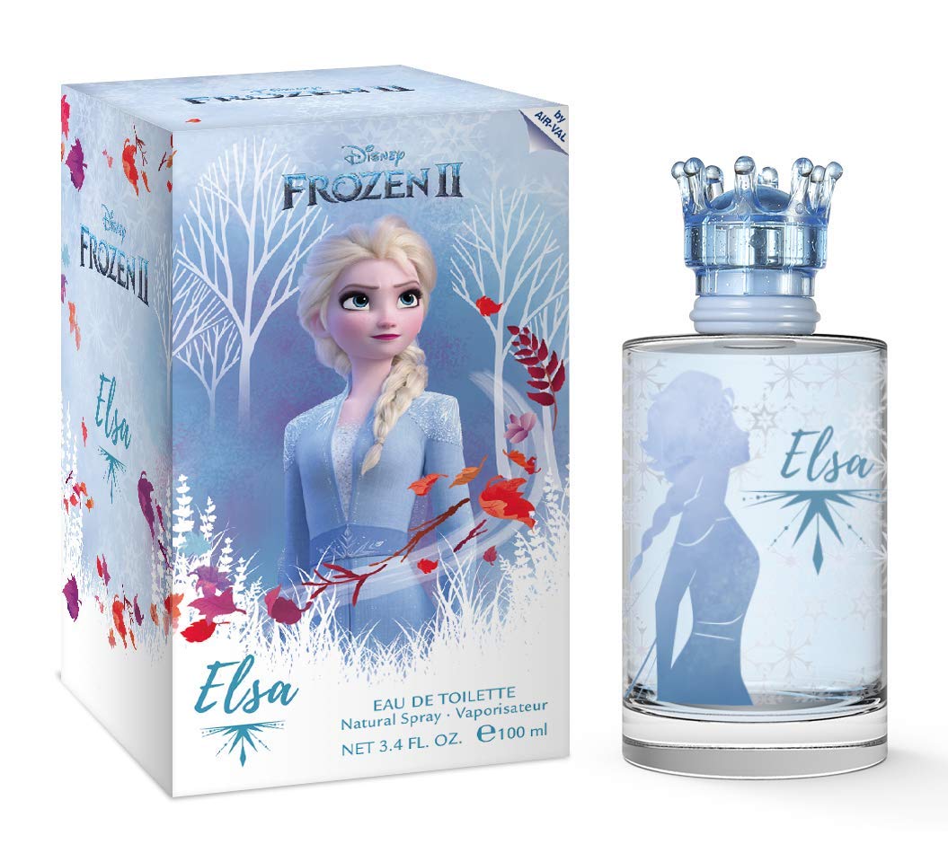 Disney Frozen II Elsa Eau de Toilette Spray for Girls, 3.4 Oz (100ml)