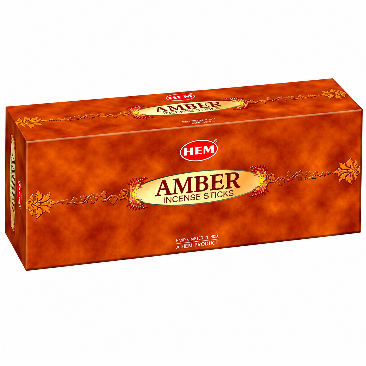 Incienso Hem Amber, caja de 120 varillas