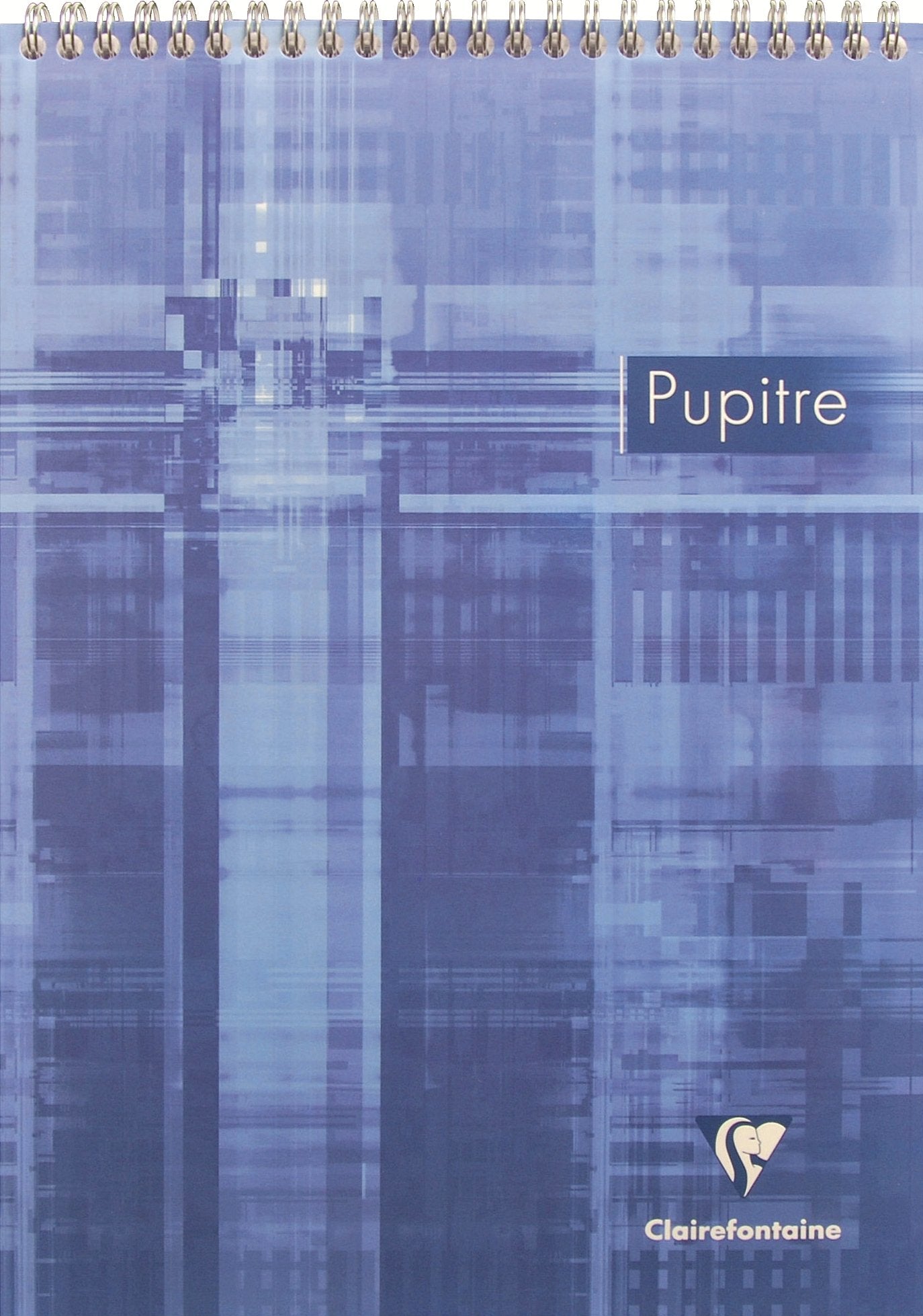 Clairefontaine Wirebound Notepad - Graph 80 sheets - 8 1/2 x 11 3/4 - Assorted Colors