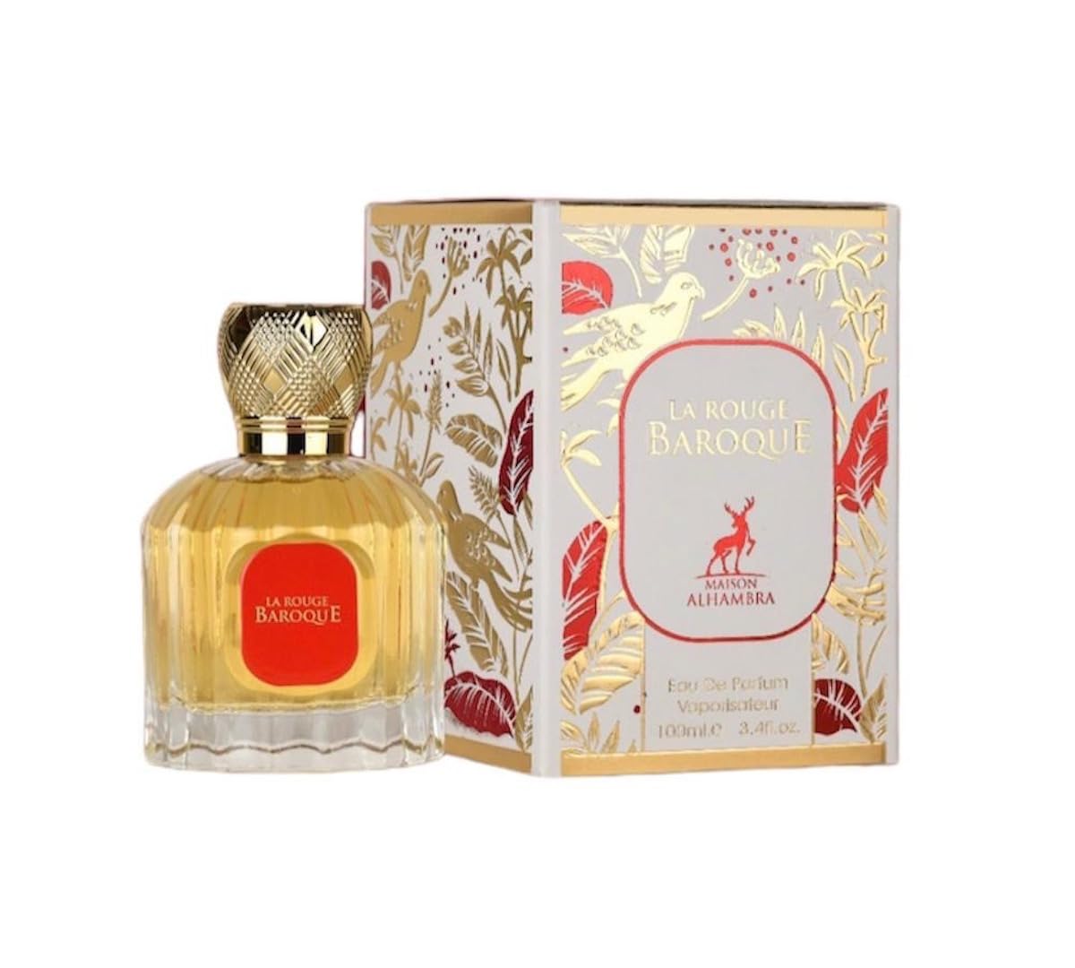 Maison Alhambra La Rogue Baroque for Unisex Eau de Parfum Spray 3.4 Fl Oz (100 ml)