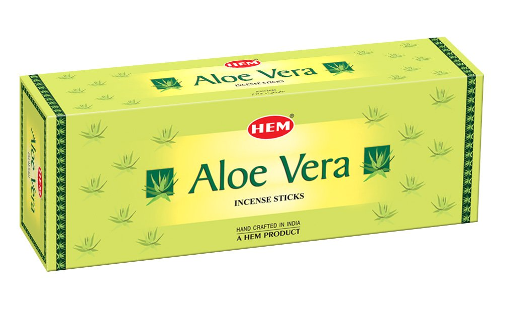 Hem Aloe Vera Incense Sticks - 120 Stick Bulk Box (6 Inner Tubes of 20)