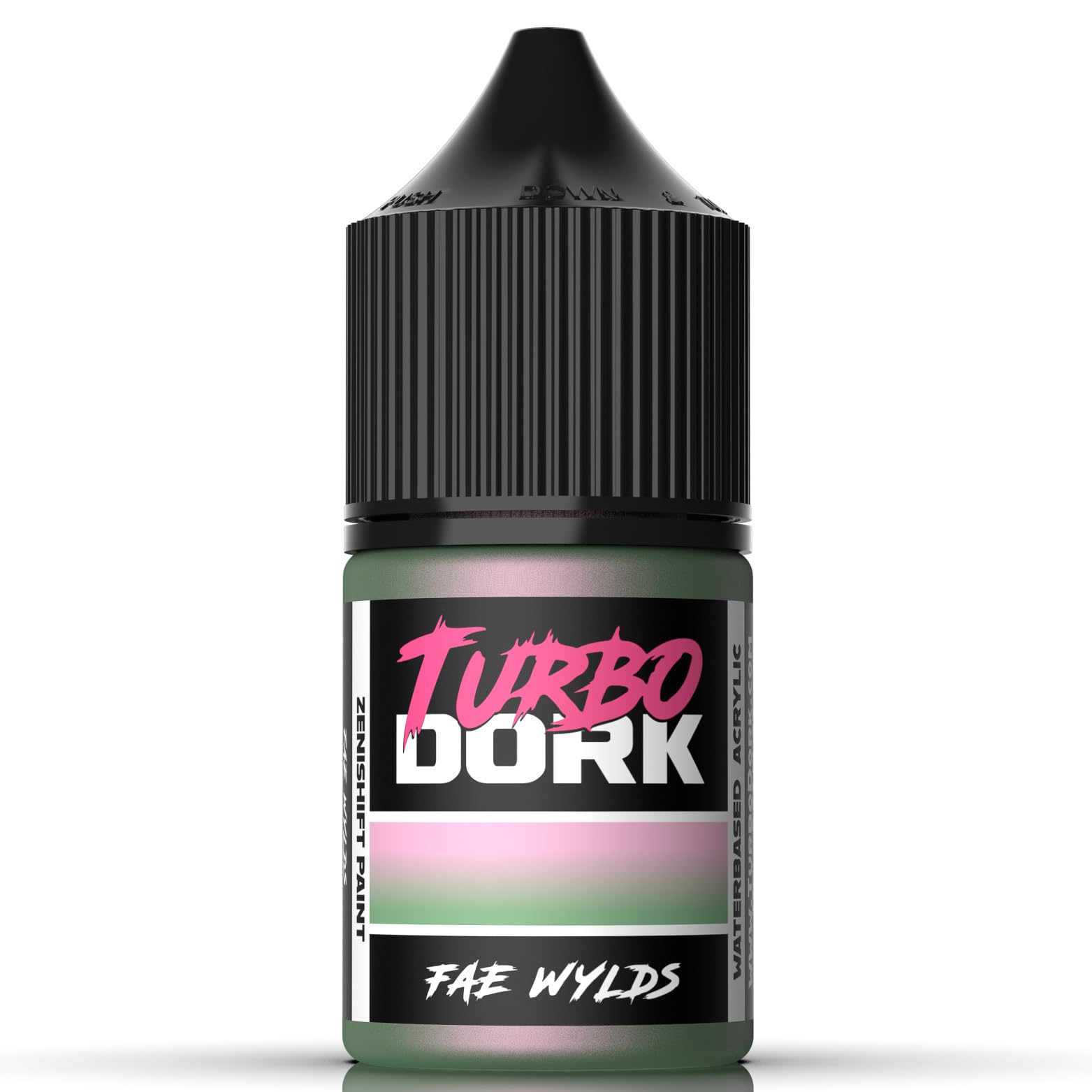 Turbo Dork Fae Wylds ZeniShift Acrylic Paint 22ml Bottle - Water-based Non-Toxic Metallic Color Shifting Paint