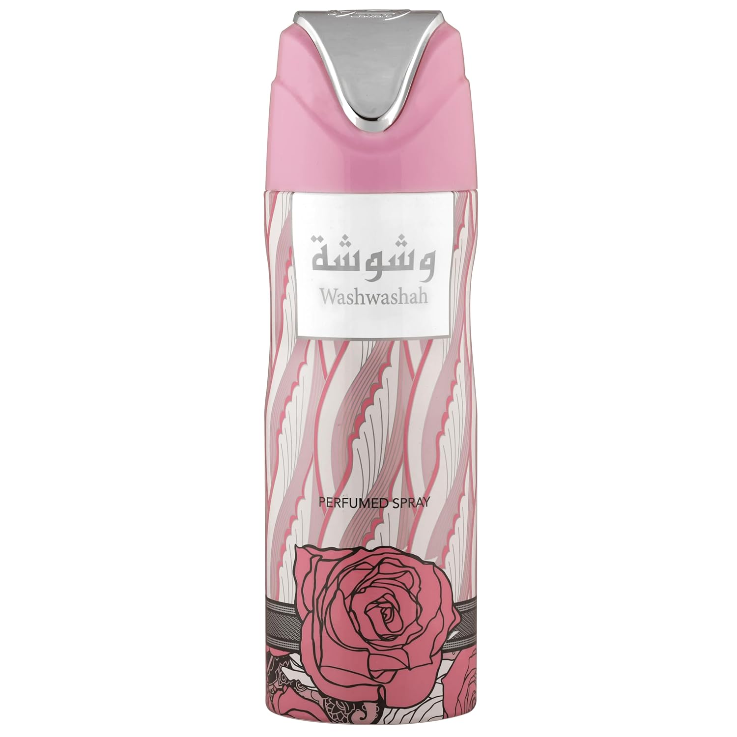 Lattafa Washwashah Deodorant Spray for Women, 6.8 Oz (200 ml)
