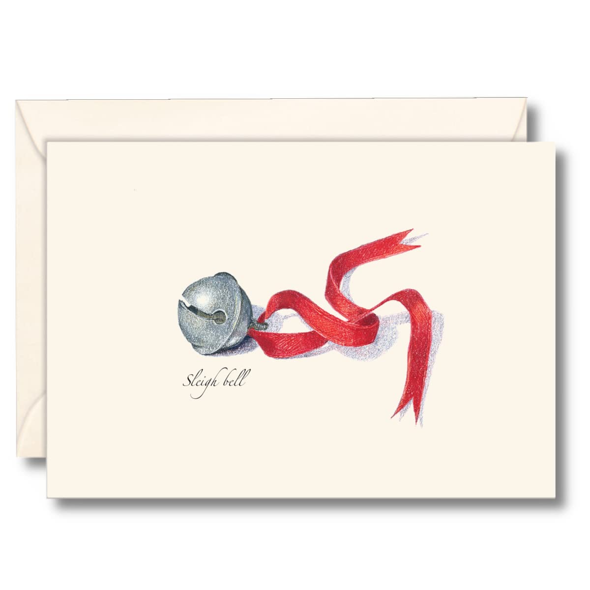 Earth Sky + Water - Sleigh Bell Notecard Set - 8 Blank Cards with Envelopes