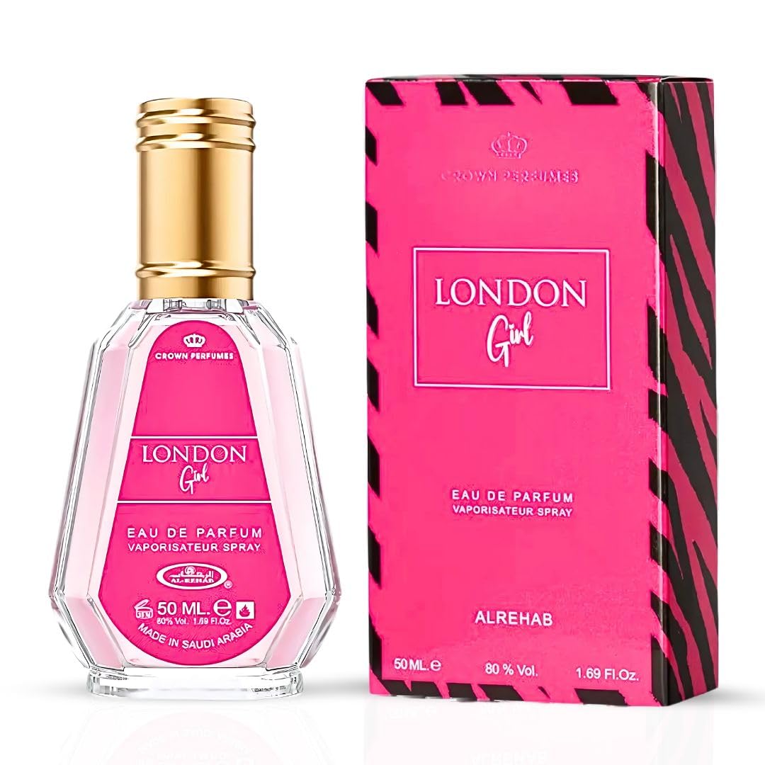 Al Rehab London Girl Eau de Parfum Spray 1.69 Fl Oz (50 ml)