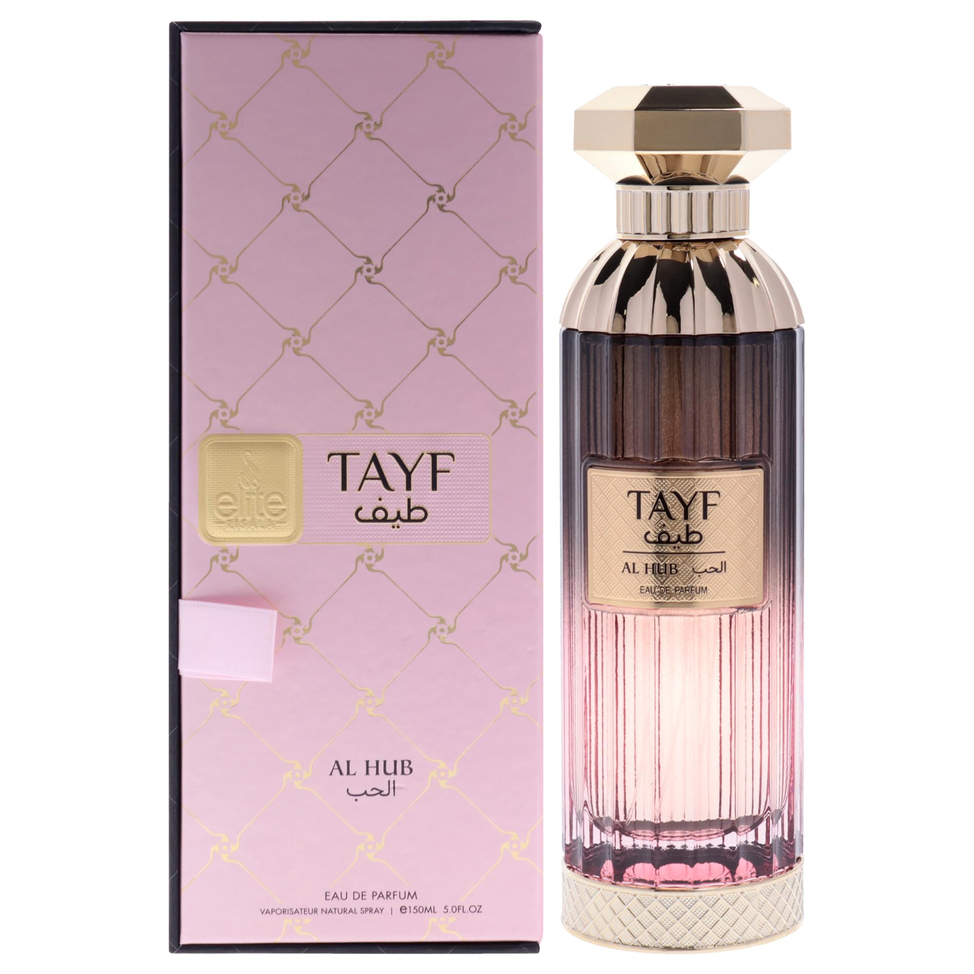 Risala Elite Tayf Al Hub Eau de Parfum for Women, Floral Woody Musk Fragrance with Orange Ylang Ylang White Flowers and Musk, 5.0 oz Spray