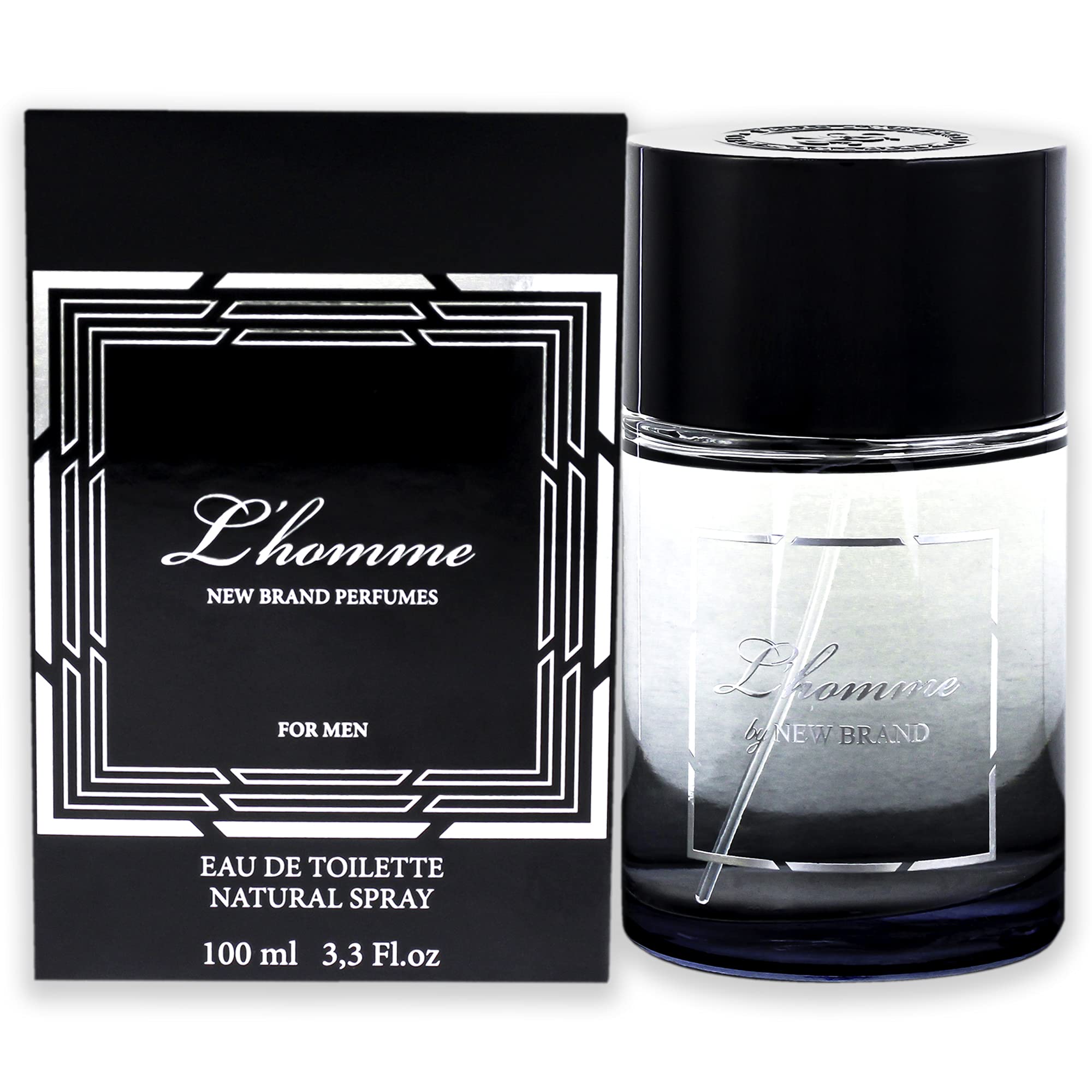New Brand L'Homme Eau de Toilette Men Aromatic Aquatic Scent 3.3 oz Spray