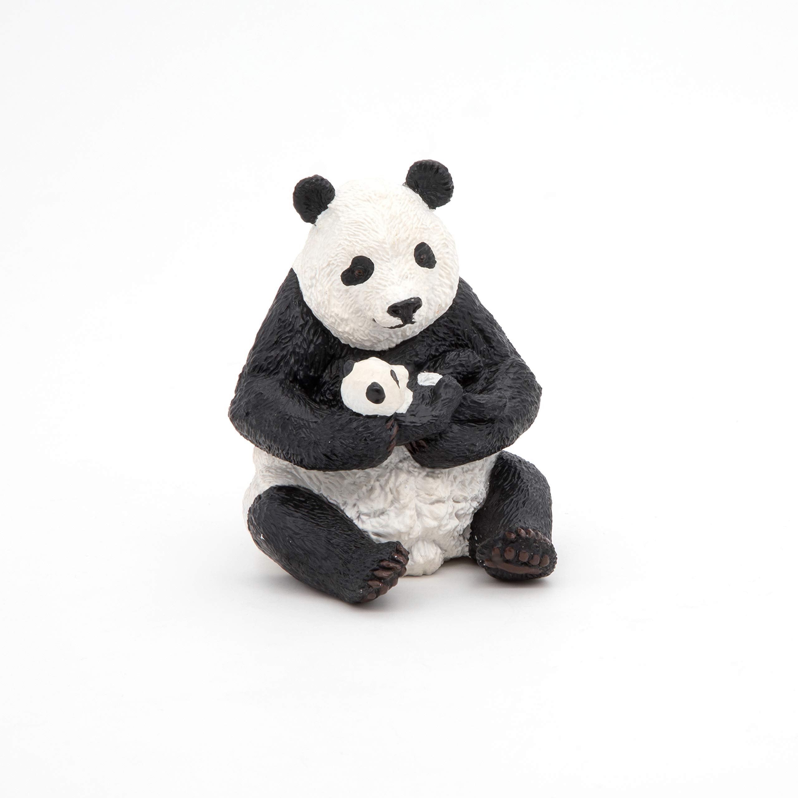 Papo Sitting Panda and Baby Figure, Multicolor