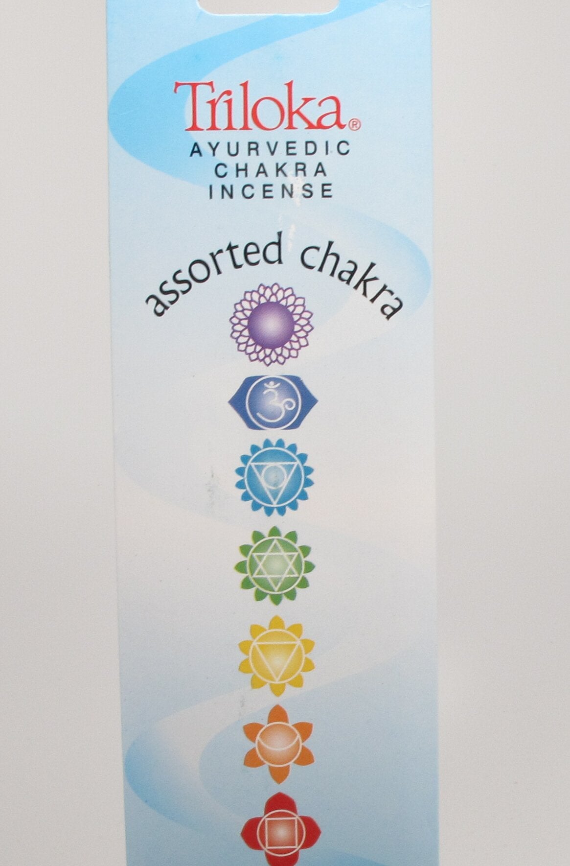 Triloka Chakra Ayurvedic Incense - Assorted Chakras - 14 Stick Pack