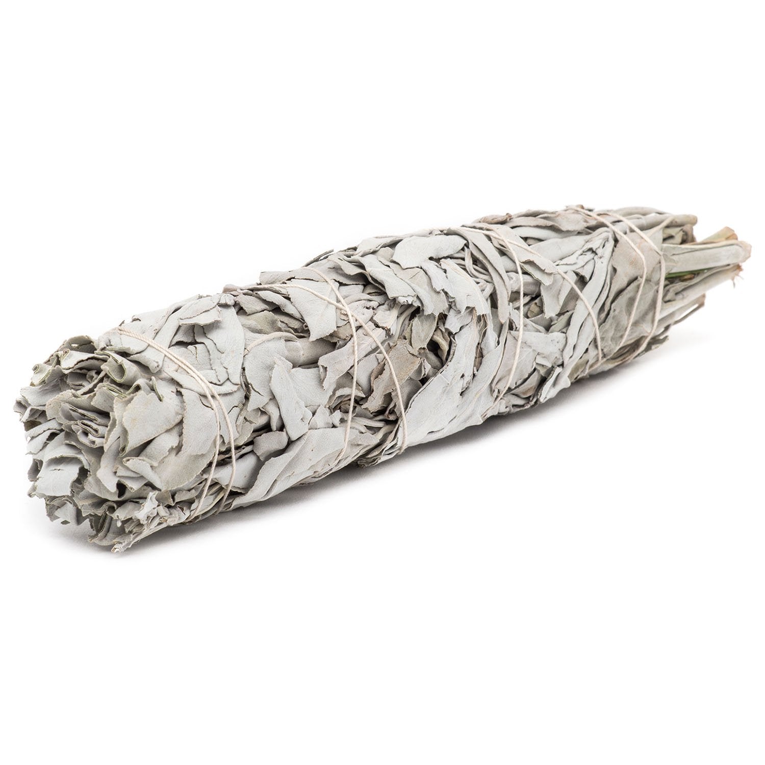 Paquete de 2 palitos para difuminar salvia blanca de California de primera calidad, de aproximadamente 6 pulgadas, fabricados en EE. UU.