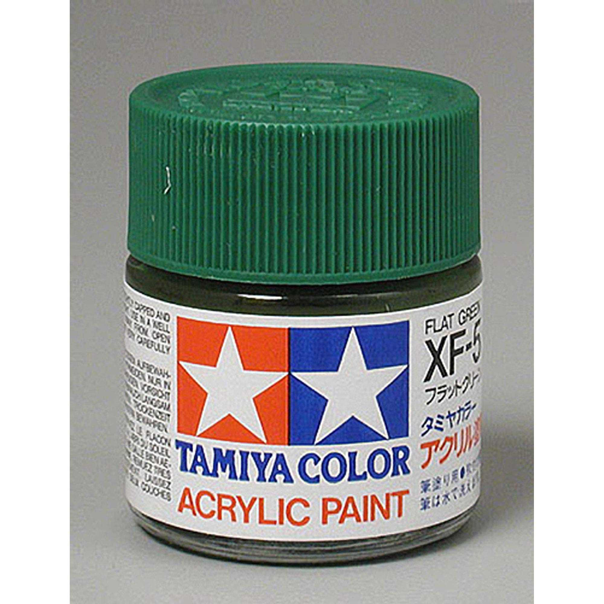 Peinture acrylique pour plastique Tamiya Acrylic XF5 Matte Green TAM81305