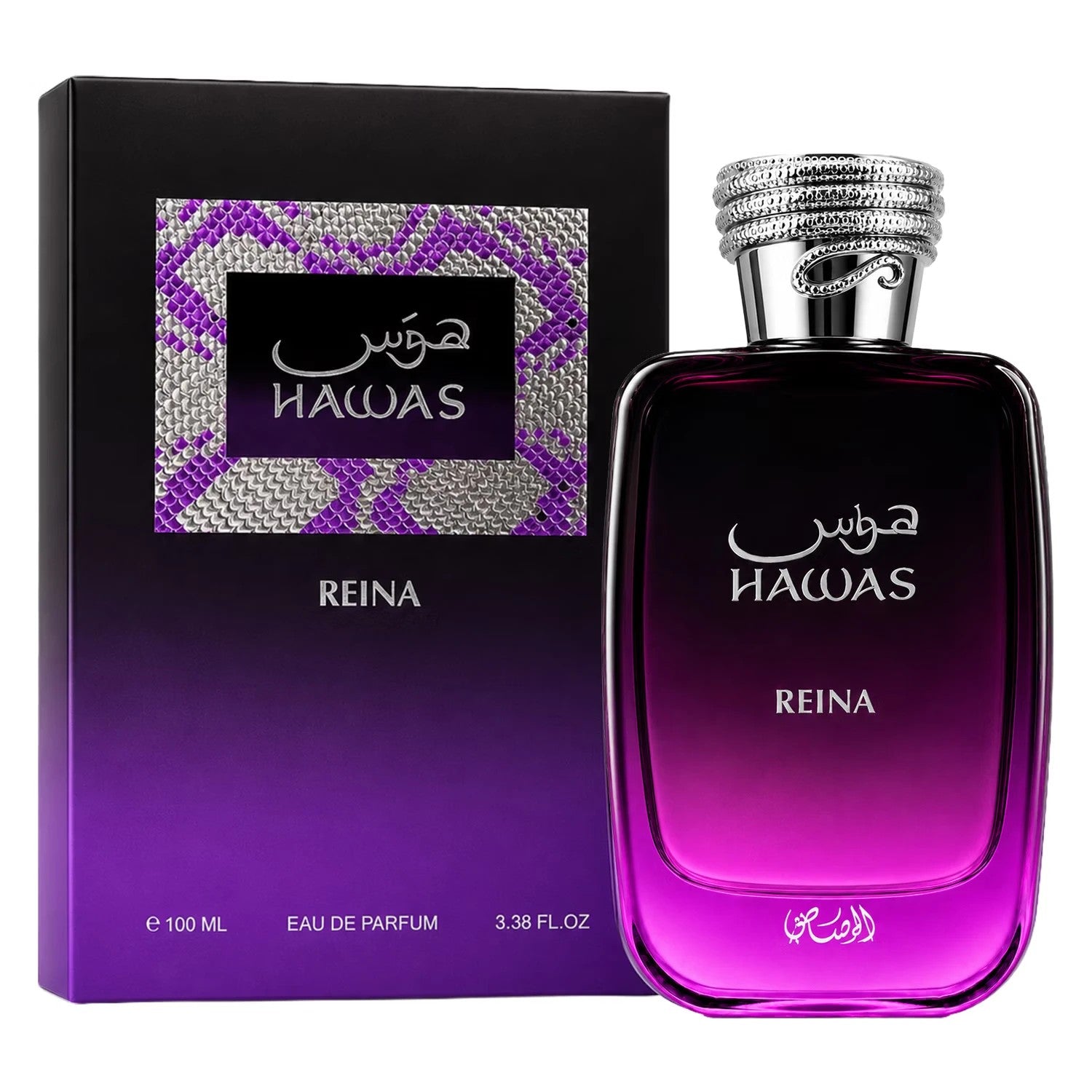Rasasi Hawas Reina Eau de Parfum for Women, 3.38 Oz (100ml)