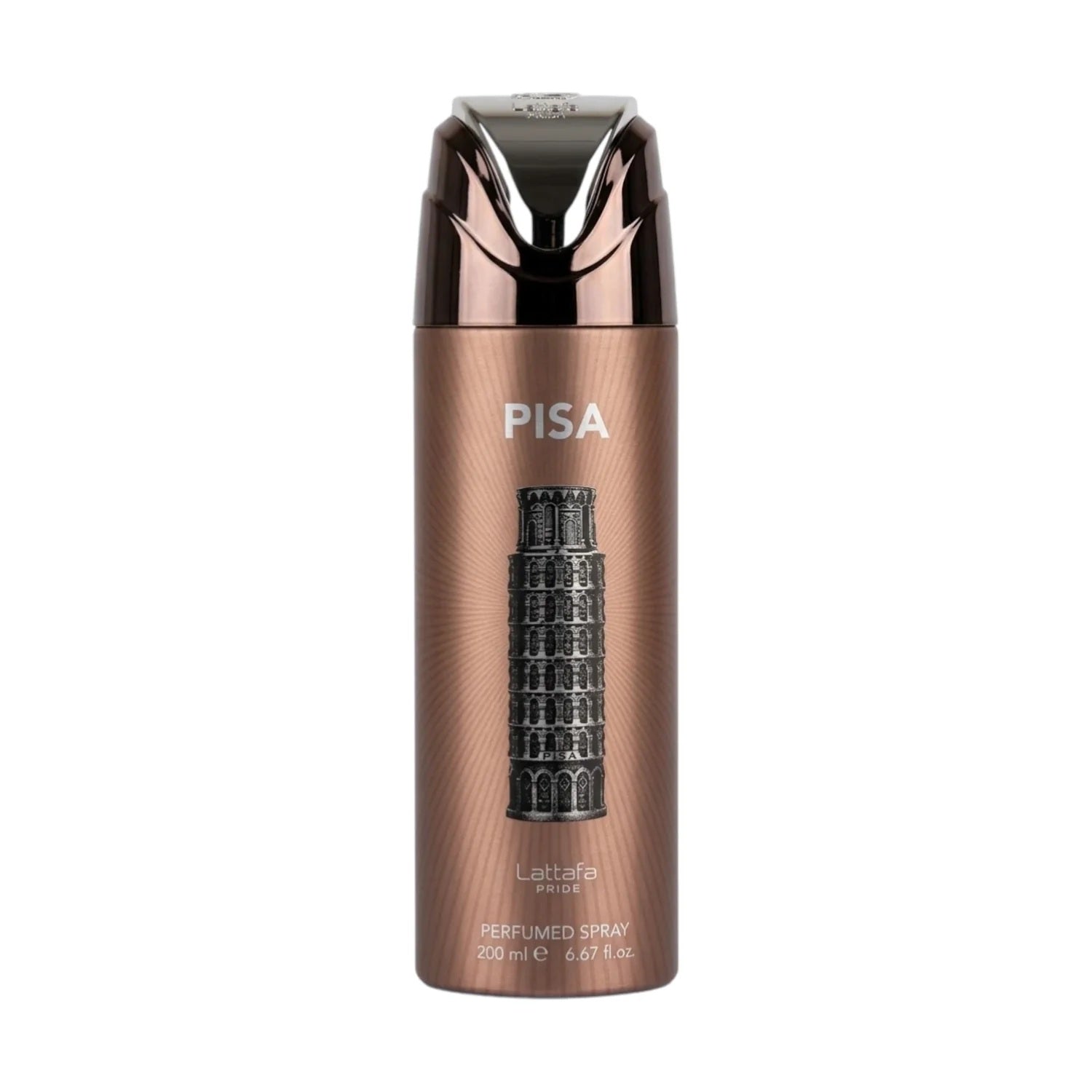 Lattafa Pride Pisa Deodorant Spray for Unisex, 6.8 Oz (200 ml)