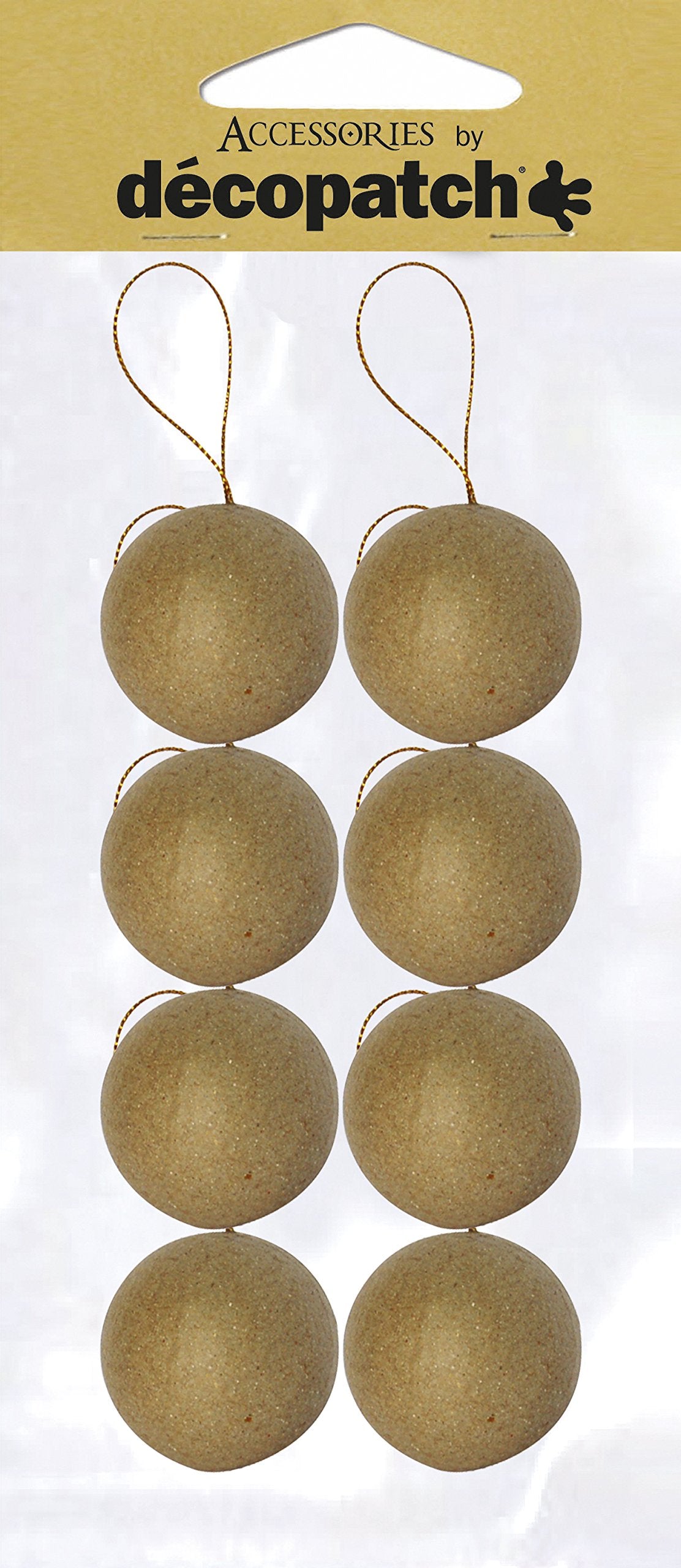 Adornos navideños Decopatch de papel maché - d 2 - Bolas para árbol de Navidad