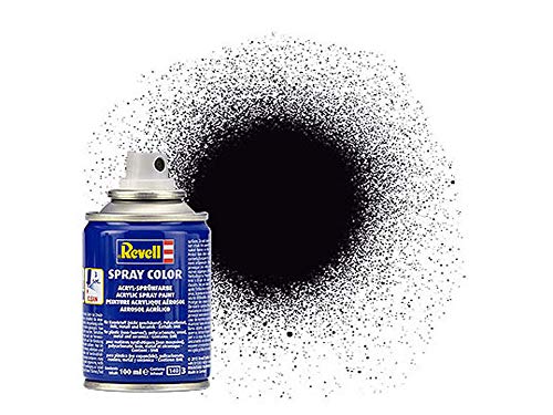 Peinture en aérosol Revell Color 100 ml, noir mat