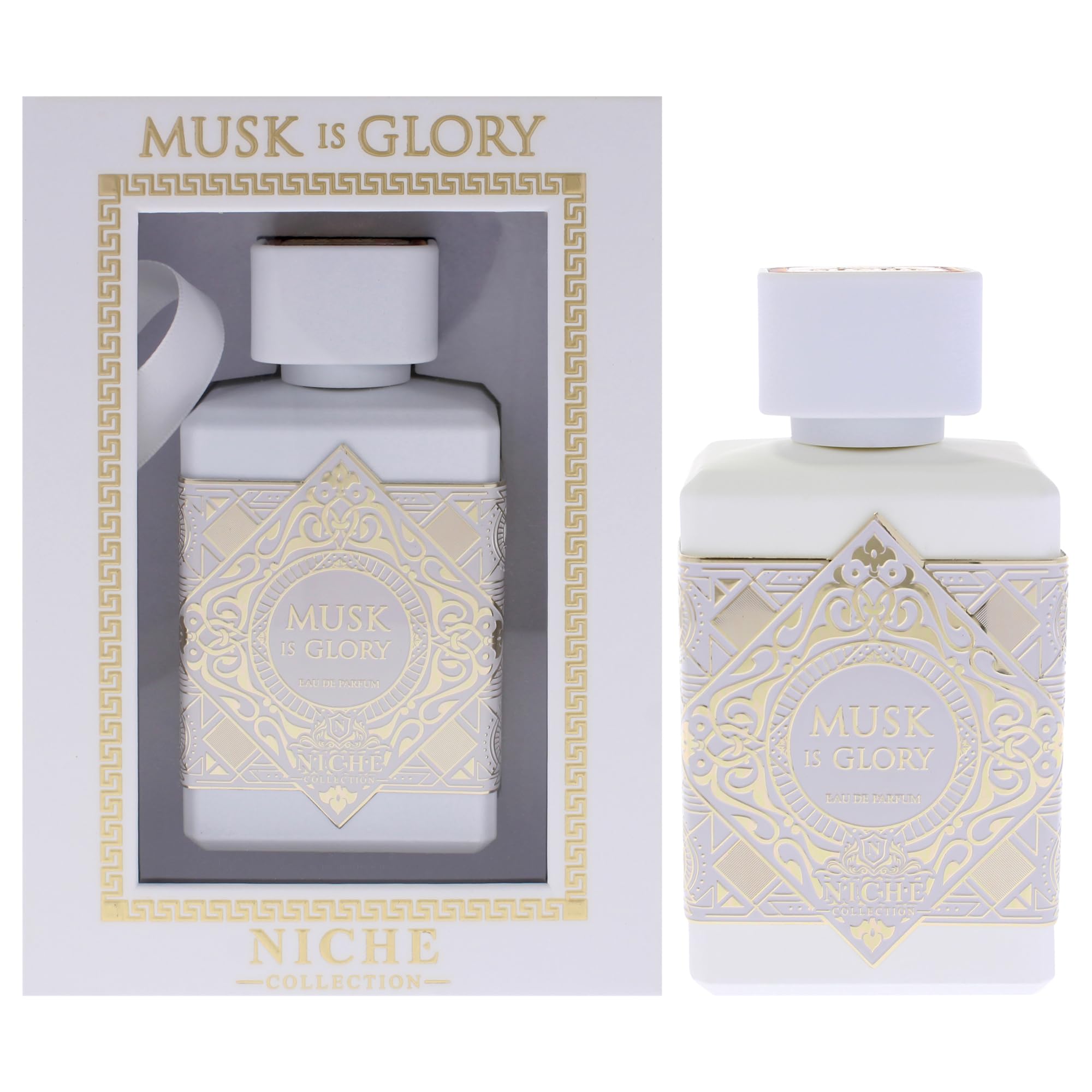 Khalis Musk Is Glory Niche Collection EDP for Men, Oriental Floral 3.4 oz Spray