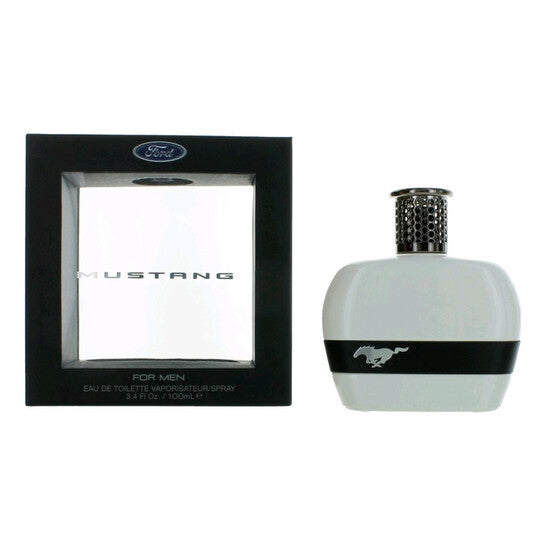 Mustang White By Mustang, 3.4 Oz Eau de Toilette Spray For Men