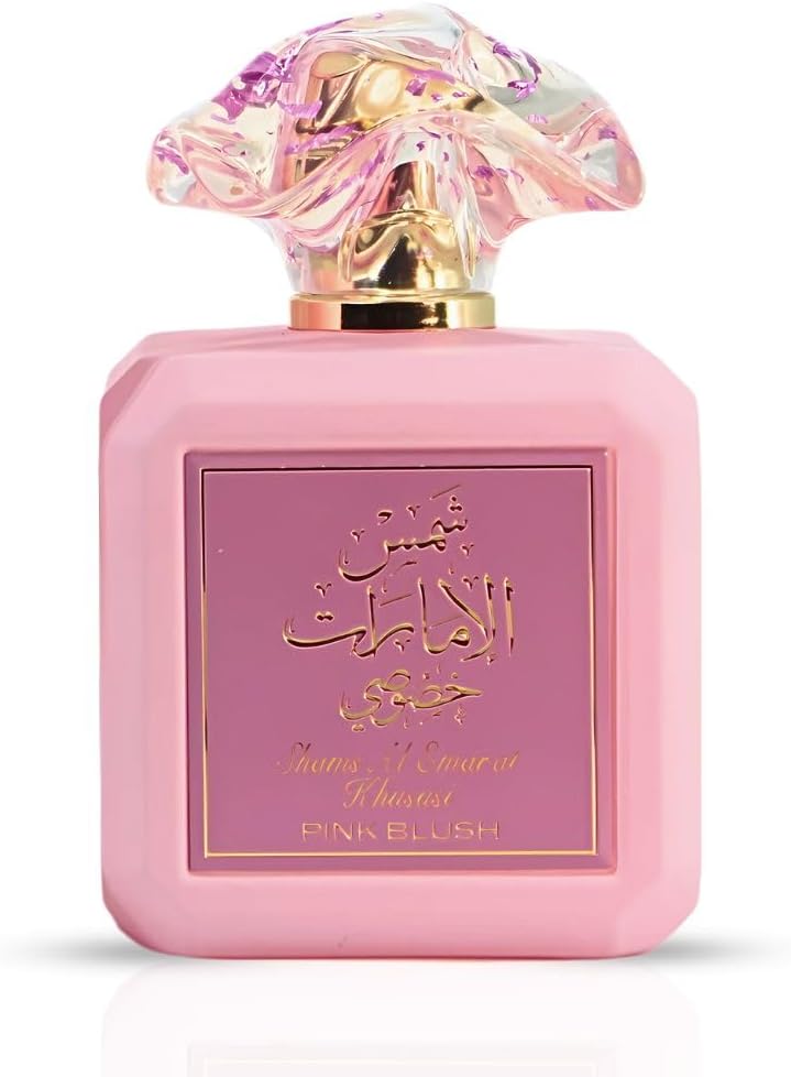 Ard Al Zaafaran Shams Al Emarat Khususi Pink Blush EDP Spray for Women, 3.4 Fl Oz (100 ml)
