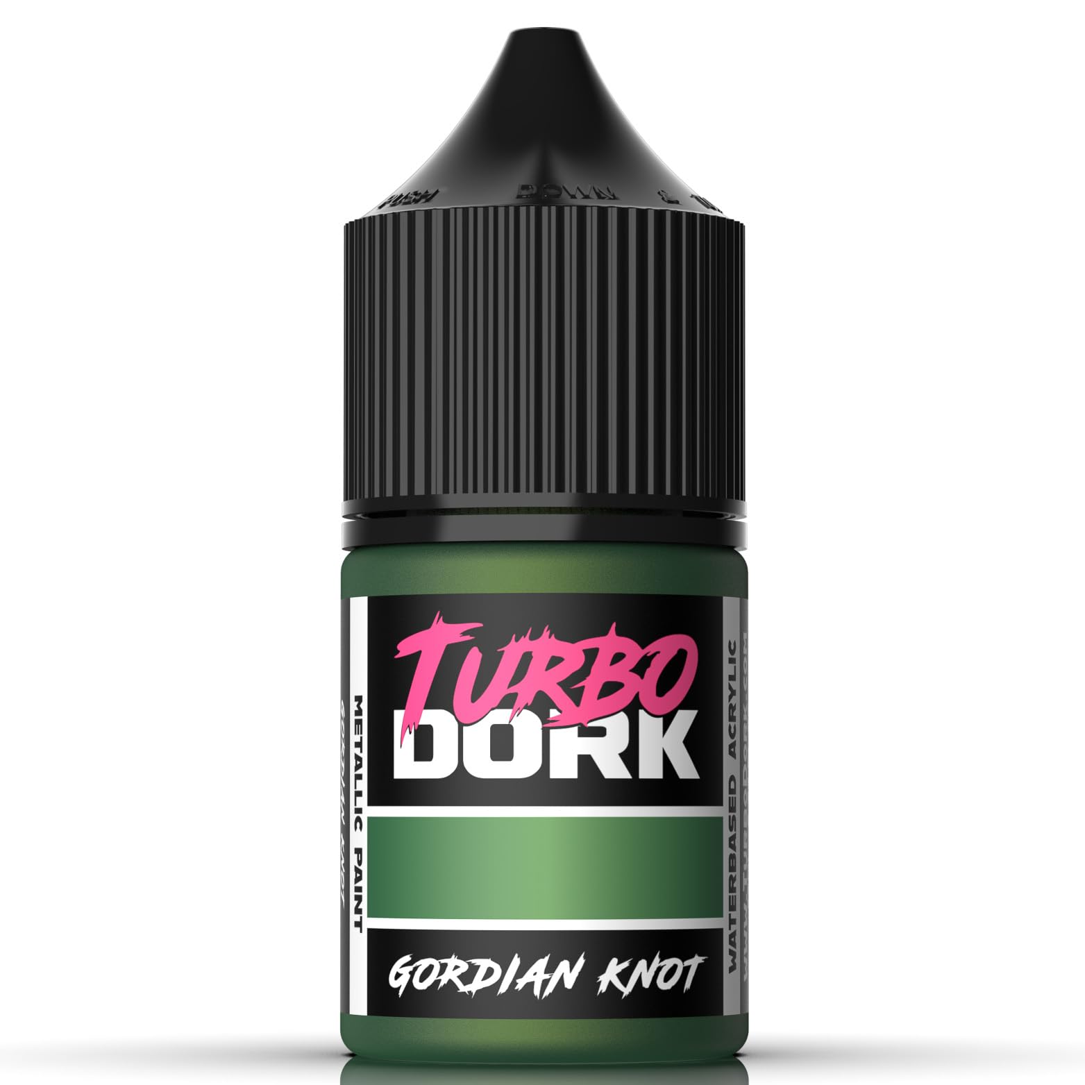 Turbo Dork Gordian Knot Metallic Acrylic Paint 22ml Bottle - Water-based Non-Toxic Metallic Finish Paint