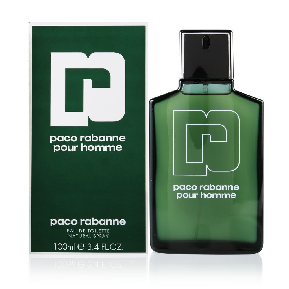 Paco Rabanne Eau De Toilette Spray para hombres, 3.4 onzas