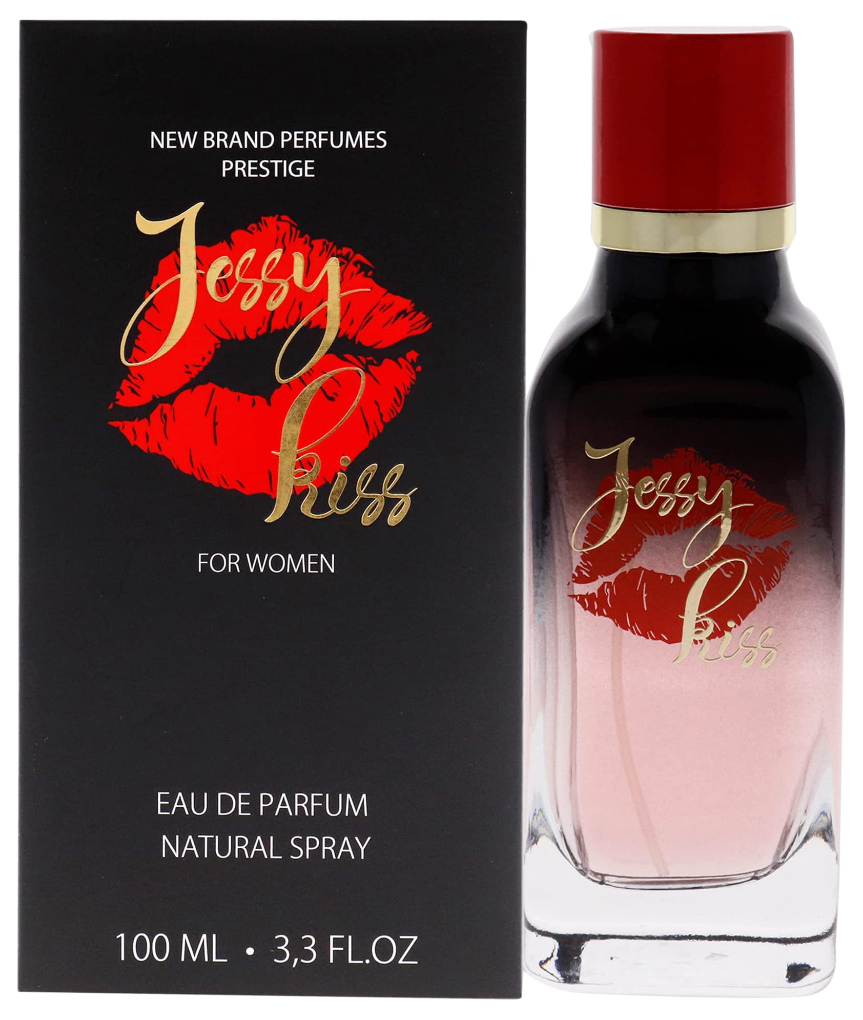 New Brand Prestige Jessy Kiss EDP Women Oriental Floral Scent 3.3 oz Spray