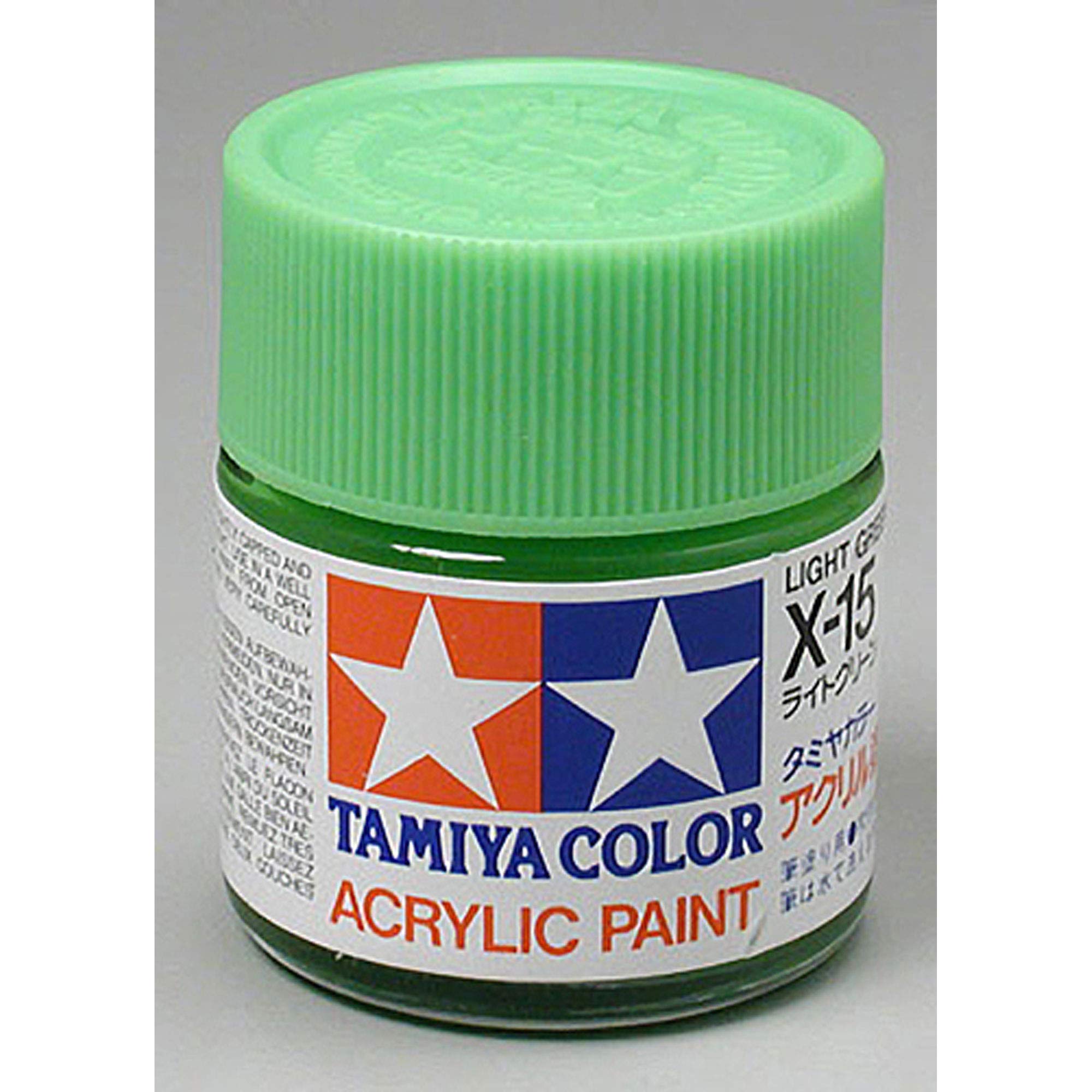 TAMIYA Acrylic X15 GlossLight Green TAM81015 Peinture plastique acrylique