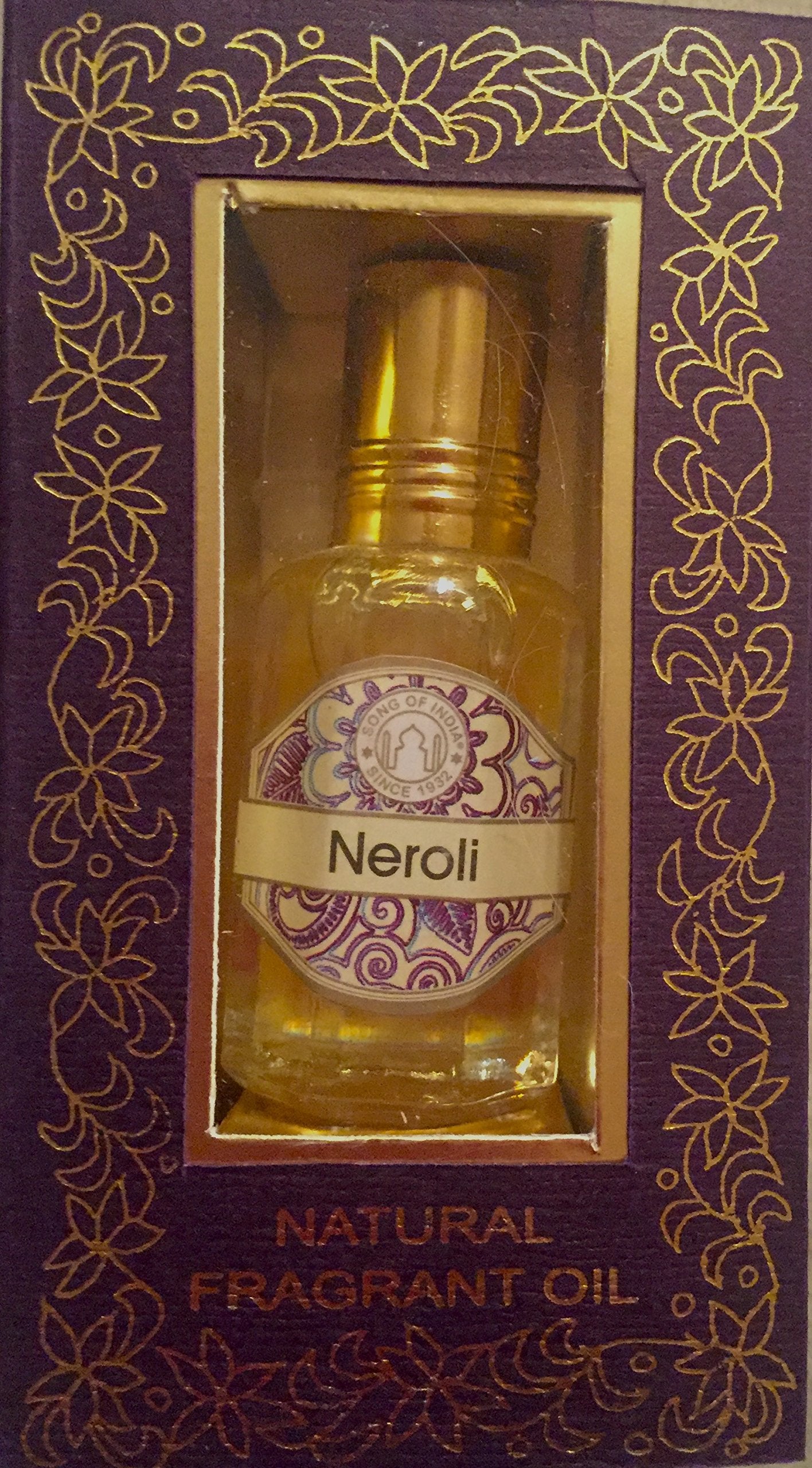 Song of India Pure Essential Perfume Oil 12cc Roll-on Bottle (Neroli)