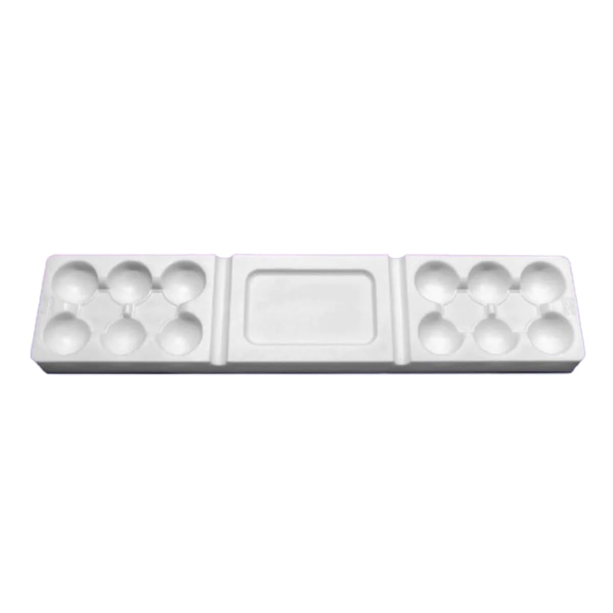 Turbo Dork Non-Stick Silicone Paint Palette, Large White